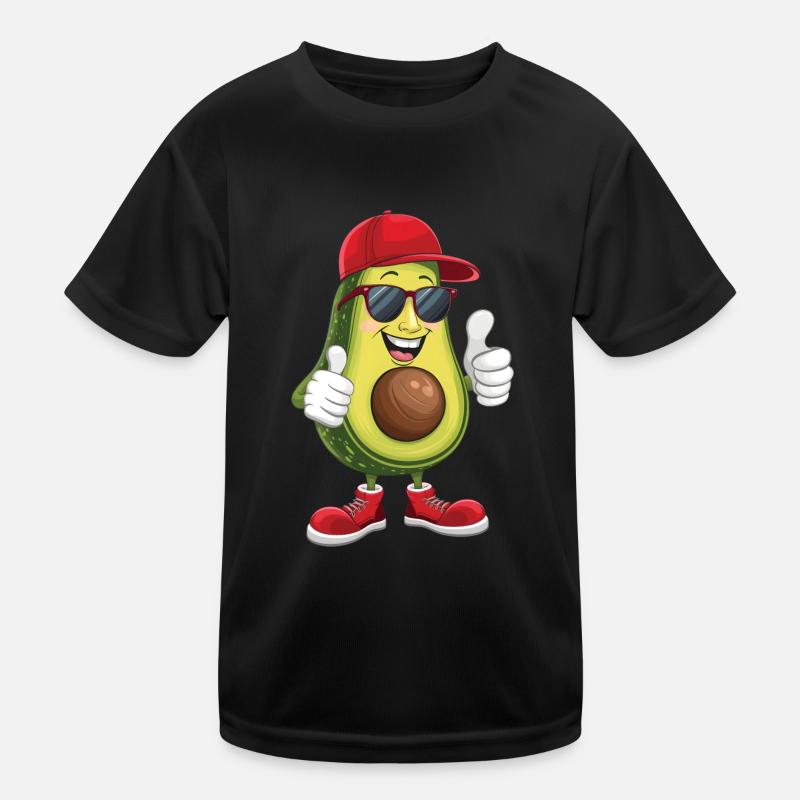 Avocado Kinder Funktions-T-Shirt