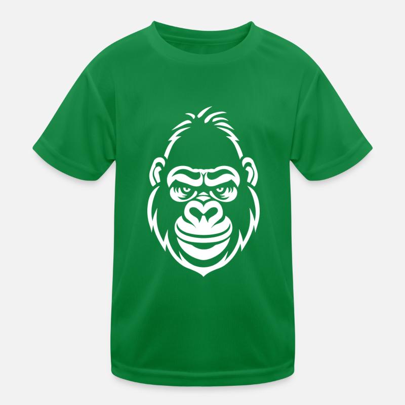 Gorilla Kinder Funktions-T-Shirt
