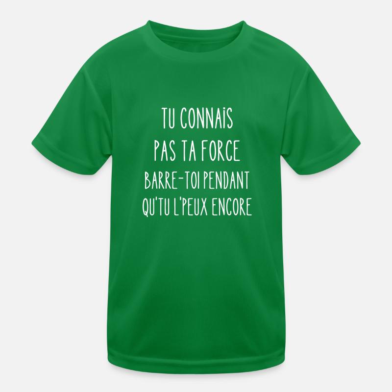 tu connais pas ta force T-shirt sport Enfant