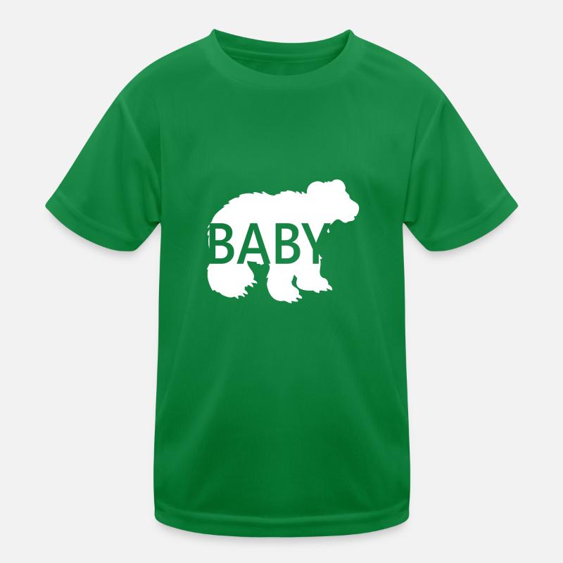 Baby Bear White Great gift idea Kids Functional T-Shirt