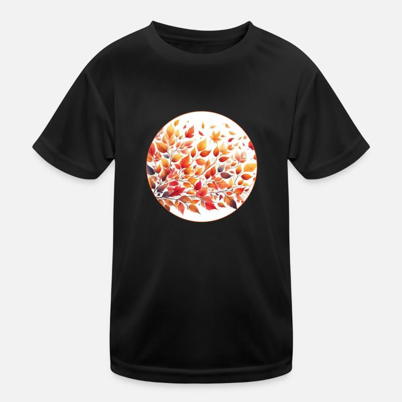 Herbstfärbung Kinder Funktions-T-Shirt