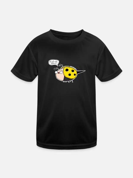 Marvinbiene - Premium Longsleeve - Women - Kinder Funktions-T-Shirt - Schwarz - Vorne