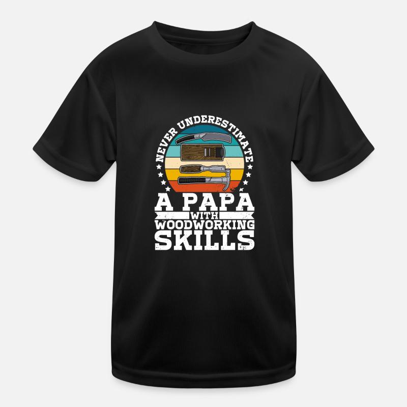 carpenter carpentry carpentry woodworker profession Kids Functional T-Shirt