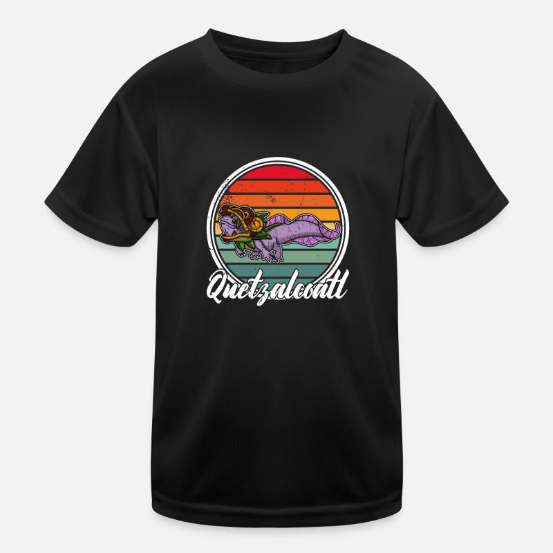 Quetzalcoatl Axolotl Mexico Aztecs Deity Kids Functional T-Shirt