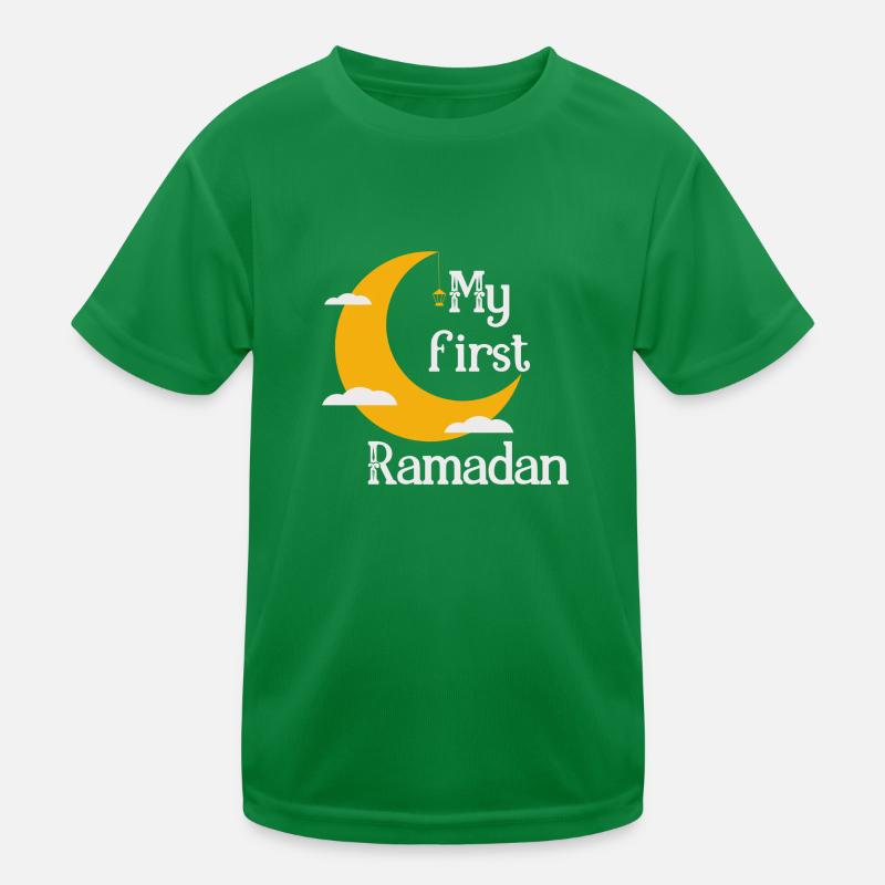 My first Ramadan/ 1. Eid /Muslim /Islam/Allah Kinder Funktions-T-Shirt