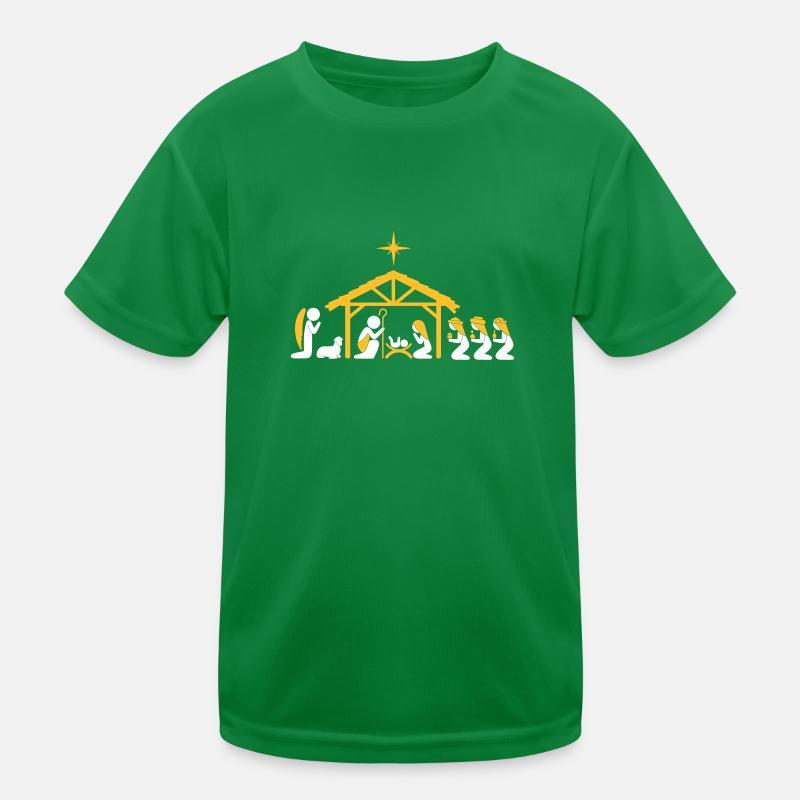 Krippe Kinder Funktions-T-Shirt