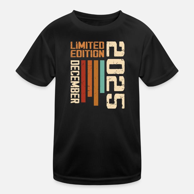 December 2025 - 2025 December Kids Functional T-Shirt