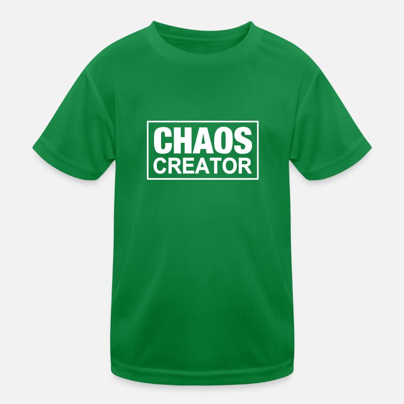 Chaos Creator Chaotic Chaotic Mess Kids Functional T-Shirt