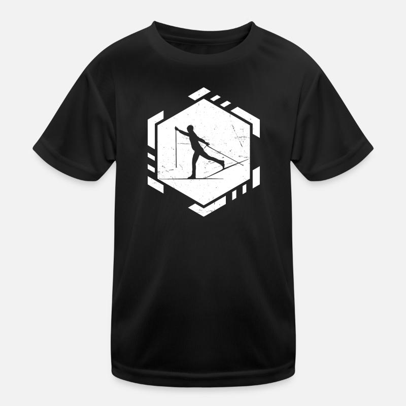 Langlauf Langlauf Skating Langlauf Skate Langlauf Kinder Funktions-T-Shirt