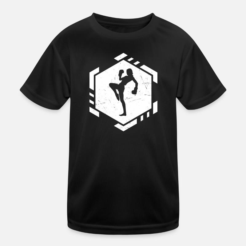Kickboxer Kickboxen Boxing Boxen Kickbox Kinder Funktions-T-Shirt
