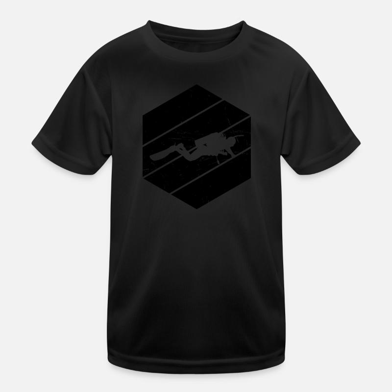 Plongée plongeuse plongeuse Plongeuse Femmes T-shirt sport Enfant