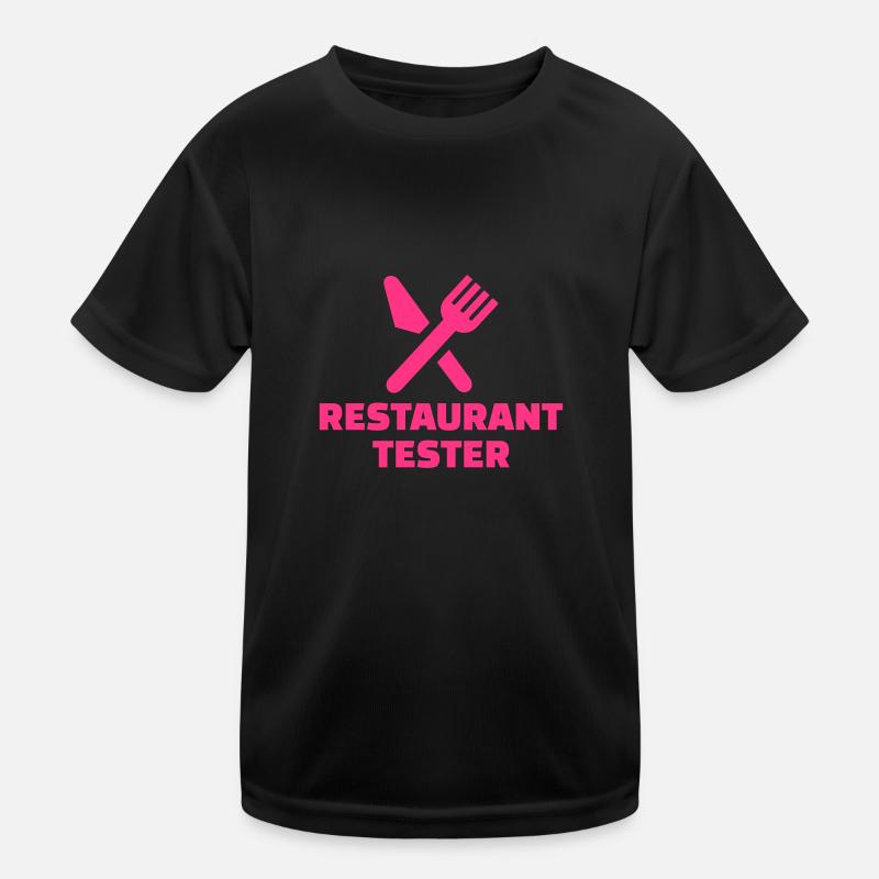 Restaurant Tester Kinder Funktions-T-Shirt