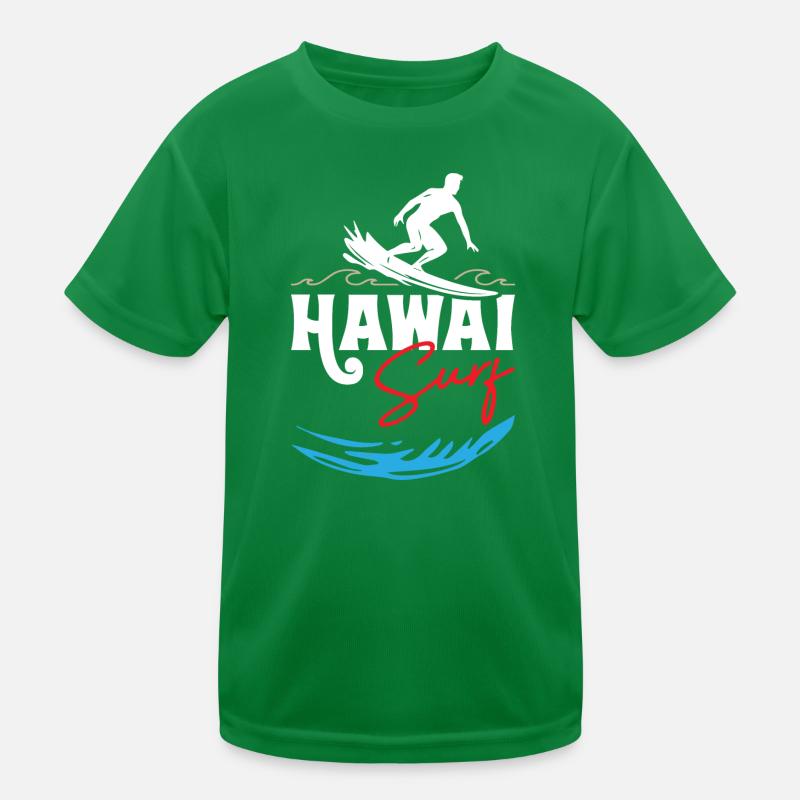 Hawai Surfing Kinder Funktions-T-Shirt