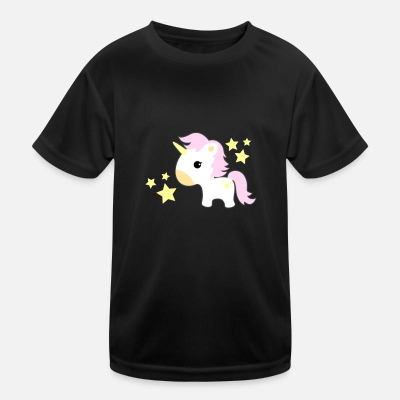 Einhorn Kinder Funktions-T-Shirt