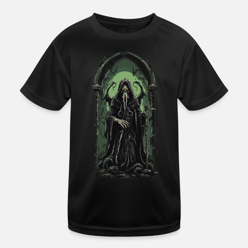 Tentacule Grim Reaper L’appel de l’Halloween sombre T-shirt sport Enfant