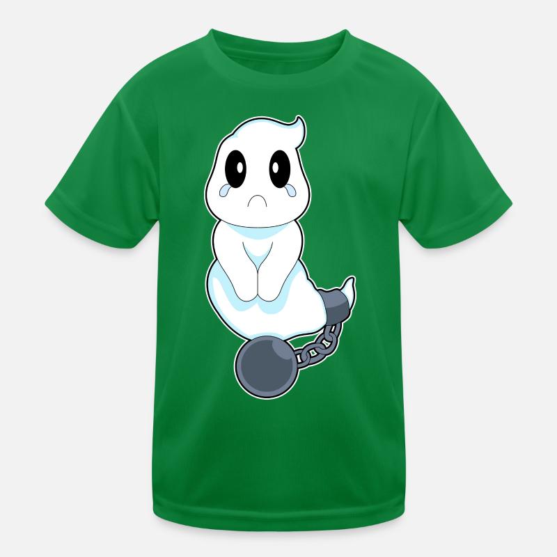 Ghost Halloween Prisoner Kids Functional T-Shirt