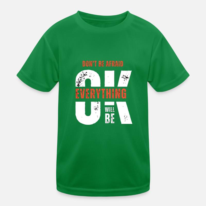 Bleiben Sie stark Kinder Funktions-T-Shirt