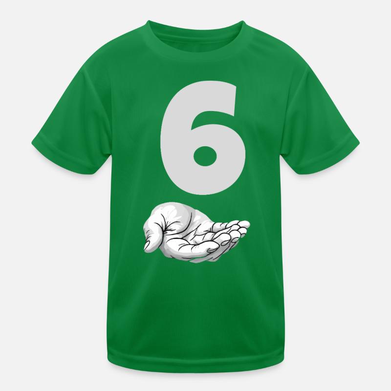 Drôle Six Meme Main Gen Alpha Joke T-shirt sport Enfant