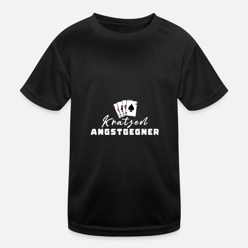 Kratzen Angstgegner Kinder Funktions-T-Shirt