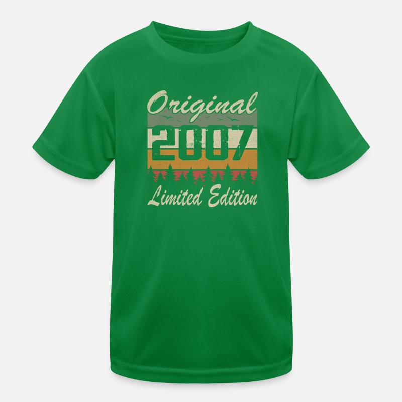 Vintage Geburtstag Original Geschenkidee 2007 Kinder Funktions-T-Shirt