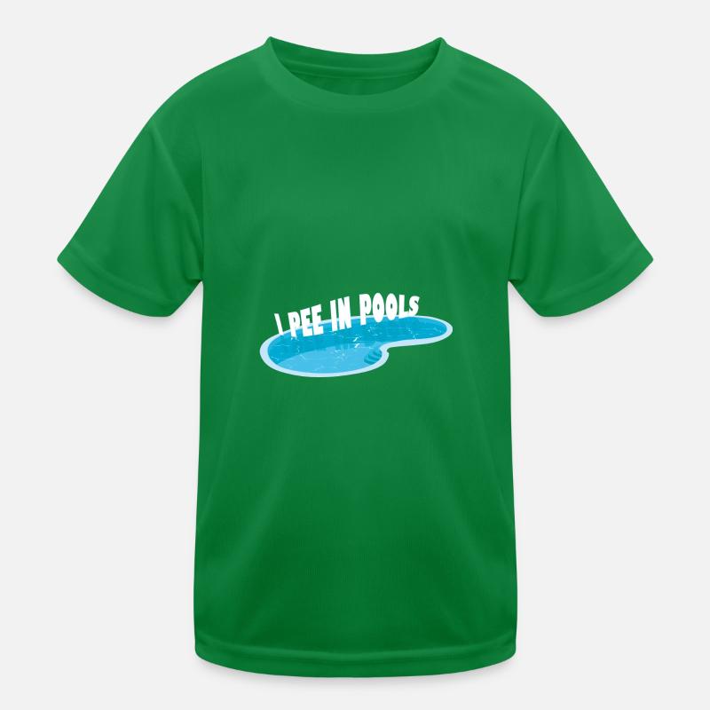 Je fais dans les piscines Peeing dans les piscines Humour Drôle T-shirt sport Enfant
