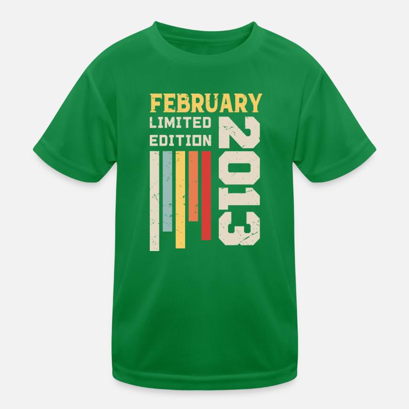 February 2013 - February 2013 Birthday Gift Kids Functional T-Shirt