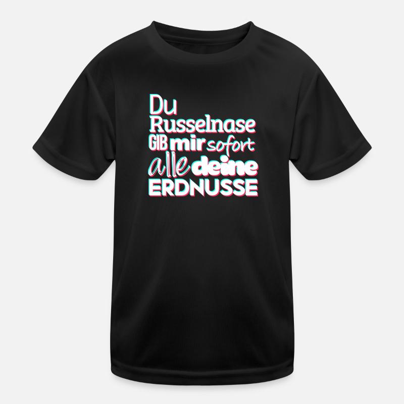 Du Russelnase Kinder Funktions-T-Shirt