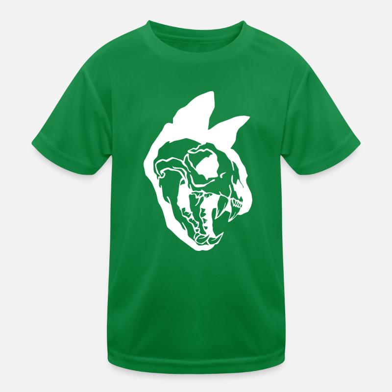 Cat Skull Halloween T-shirt sport Enfant