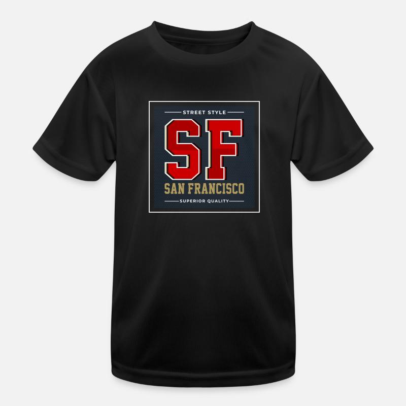 San Francisco Kinder Funktions-T-Shirt