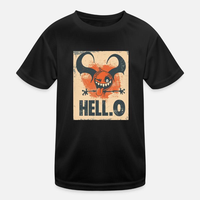 Wicked Greetings: Cheeky Devil's Hello Kids Functional T-Shirt