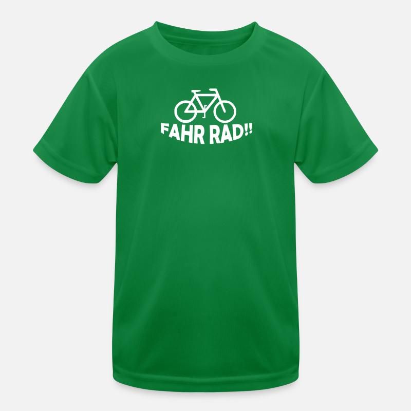 FAHR RAD Kinder Funktions-T-Shirt