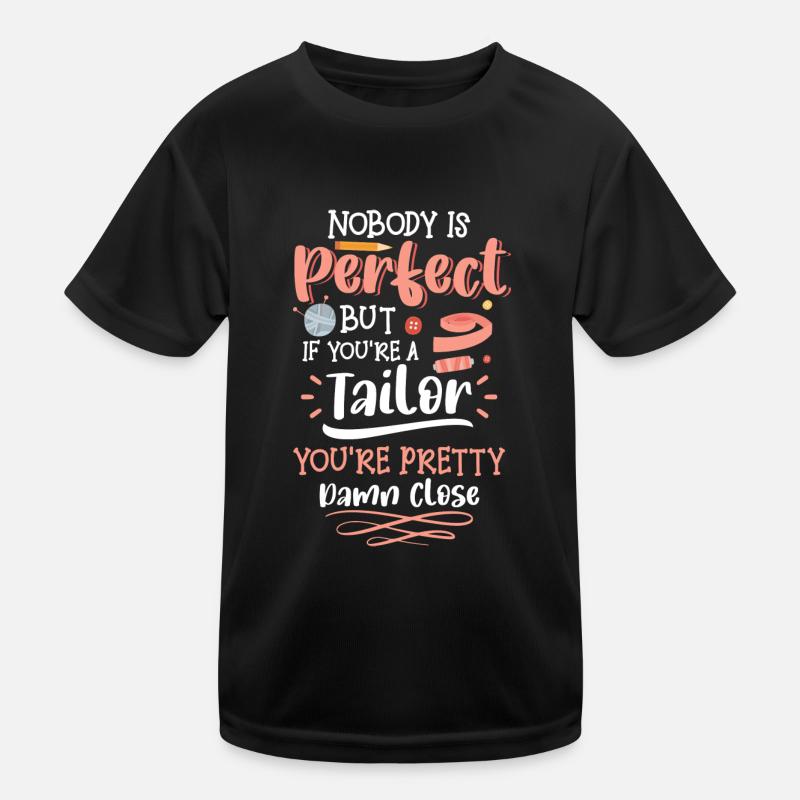 Sewing Thread Closer Bespoke Tailor Kids Functional T-Shirt