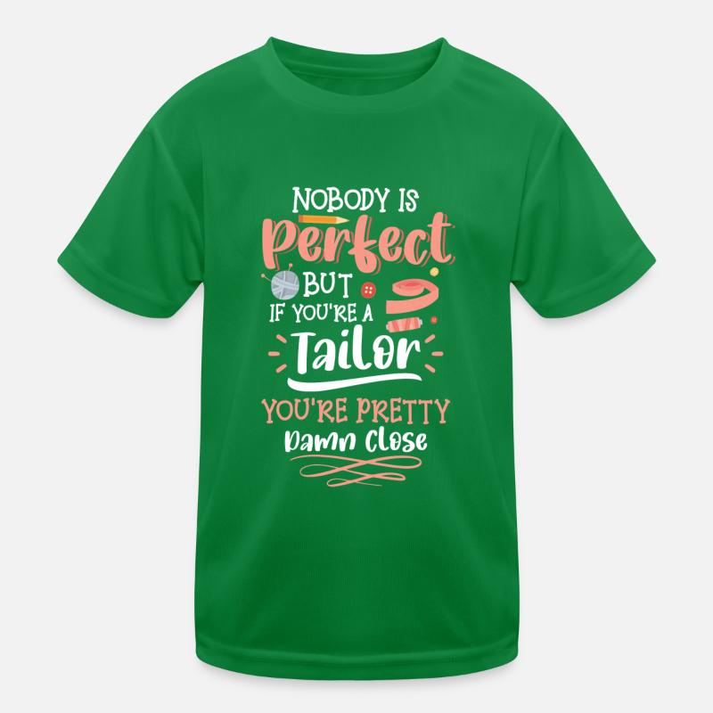 Sewing Thread Closer Bespoke Tailor Kids Functional T-Shirt