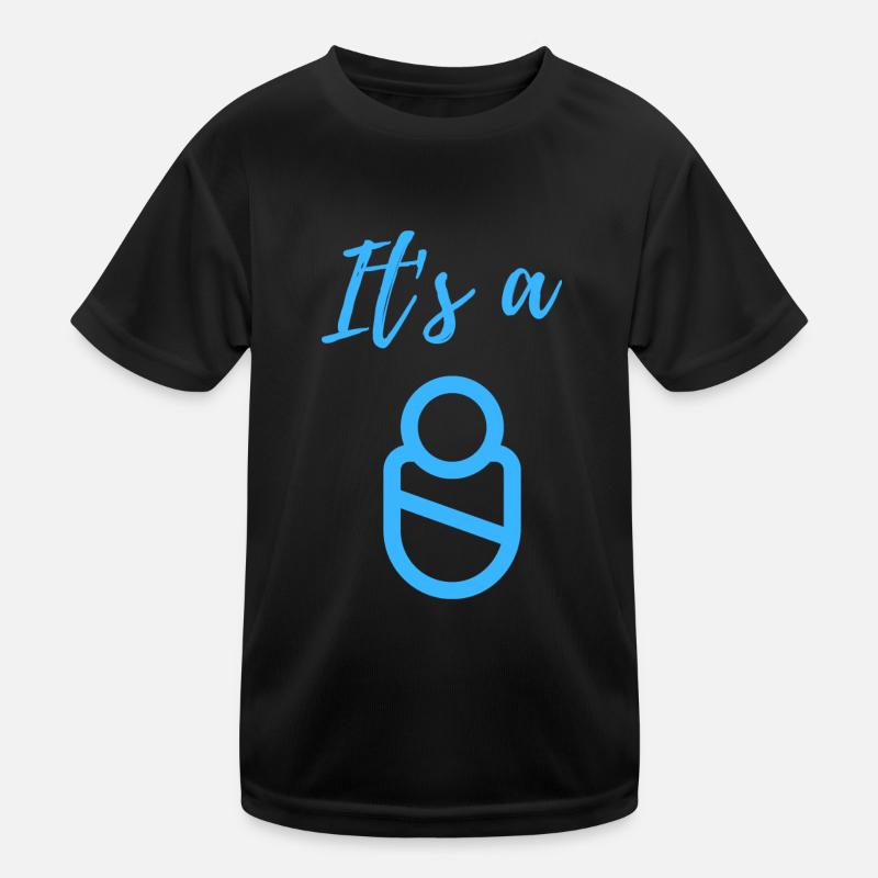 Annonce de bébé - Garçon - Grossesse T-shirt sport Enfant