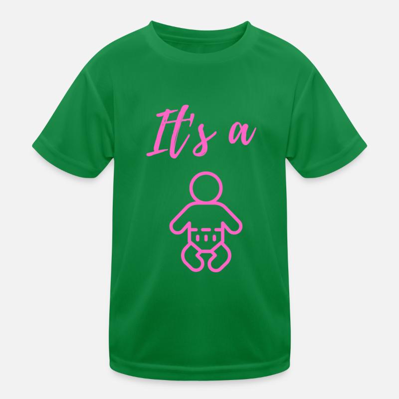 Annonce de bébé - Filles - Grossesse T-shirt sport Enfant