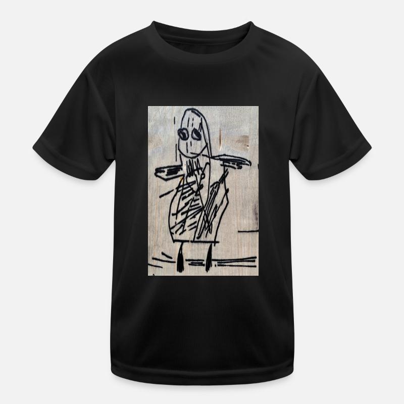 Sams Ghost Kinder Funktions-T-Shirt