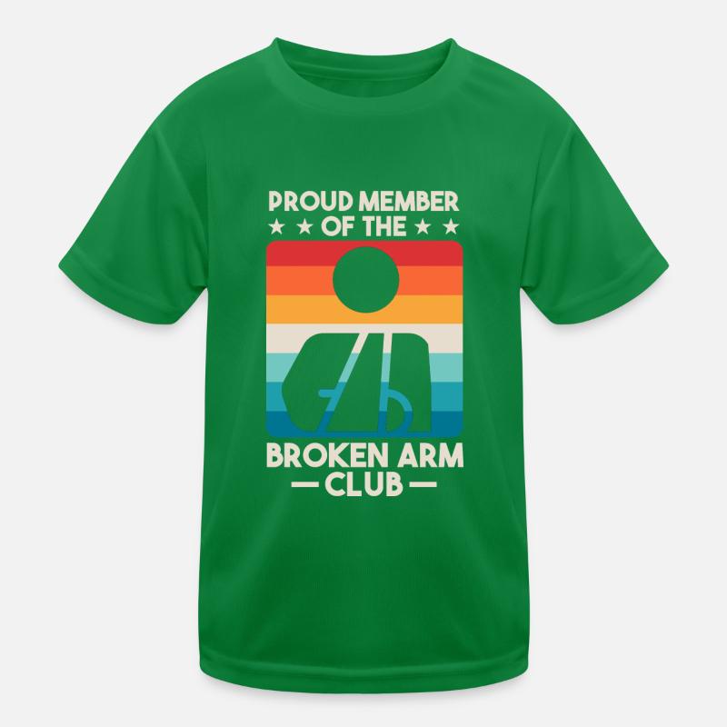 Fier membre du Broken Arm Club T-shirt sport Enfant