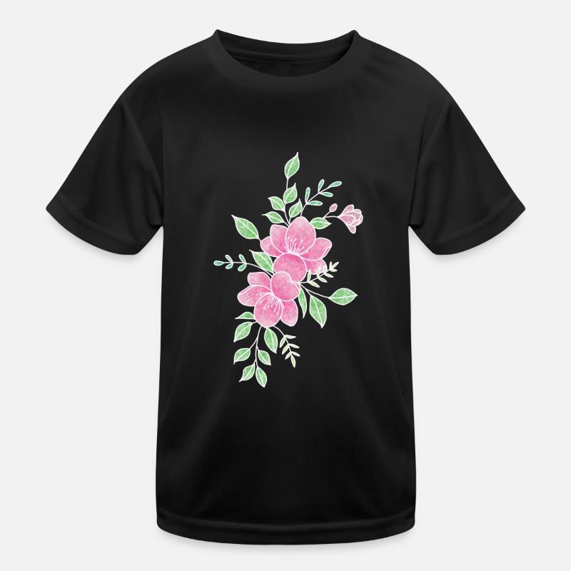 Rosa Prunus Mume Blume Kinder Funktions-T-Shirt