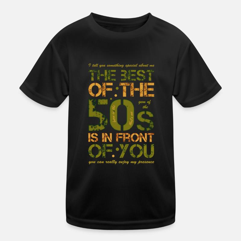 Fifties 50s 50's 50s Kids Functional T-Shirt