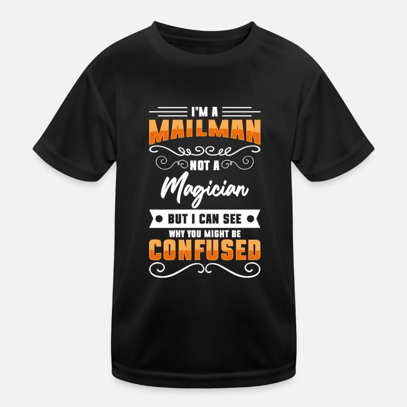Postman Shipment Courier Service Kids Functional T-Shirt
