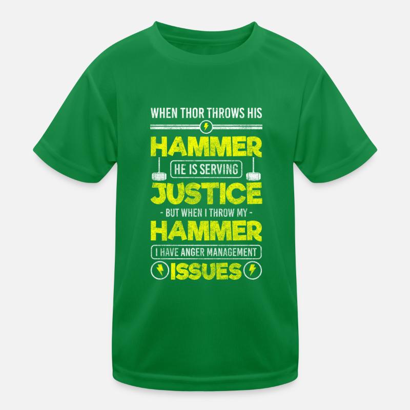 Odin, Nordmann, Thunder, Celtic Kids Functional T-Shirt