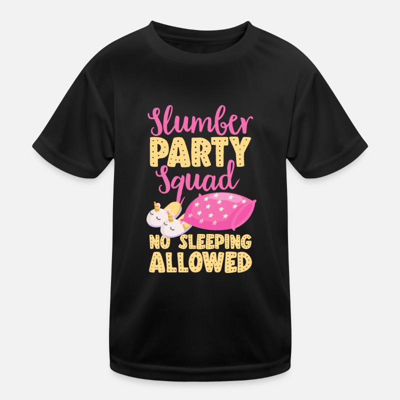 Übernachtungsparty Pyjama Pyjamaparty Kinder Funktions-T-Shirt