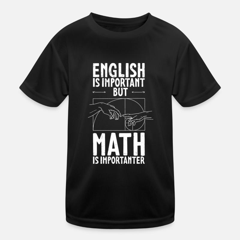 Geometry Golden Ratio Math Fibonacci Kids Functional T-Shirt