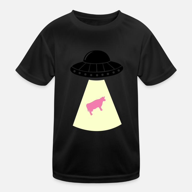 UFO Cow Kids Functional T-Shirt