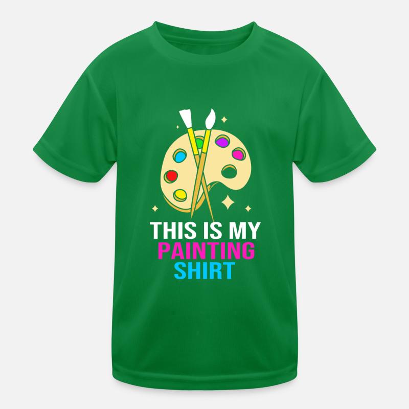 Maler Kinder Funktions-T-Shirt