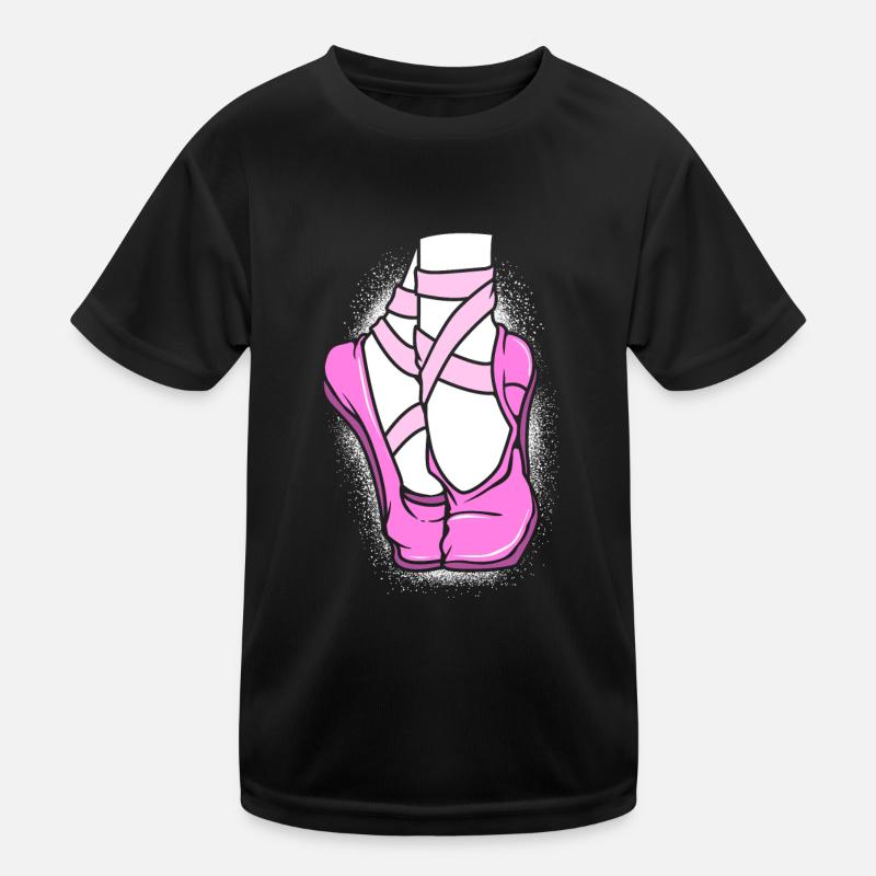 Ballet Ballet Dancer Kids Functional T-Shirt