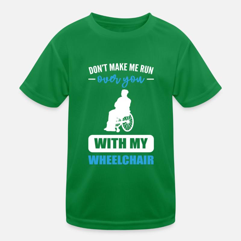 Rollstuhl Kinder Funktions-T-Shirt