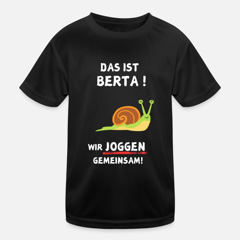 This is Berta! We together! Snail Kids Functional T-Shirt