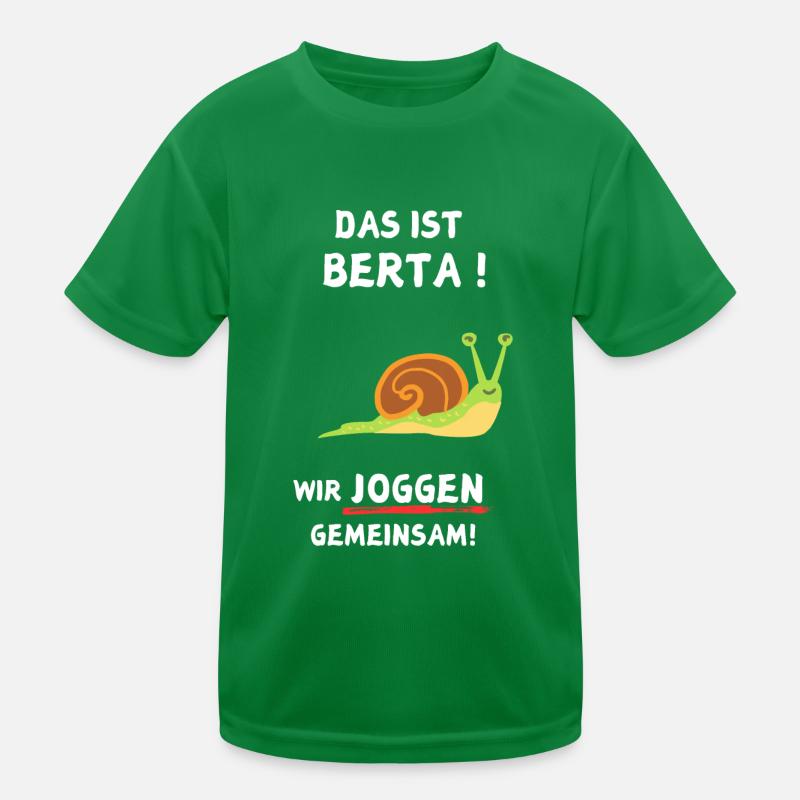 This is Berta! We together! Snail Kids Functional T-Shirt