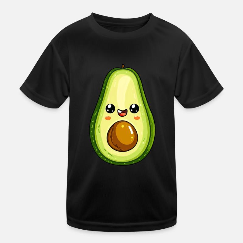 Avocat sucré avec visage T-shirt sport Enfant